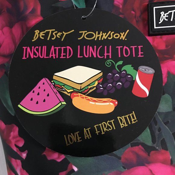 Betsey Johnson Canvas Bag - Hold Shampoo, Cosmetics, BP1 - Picture 4 of 5